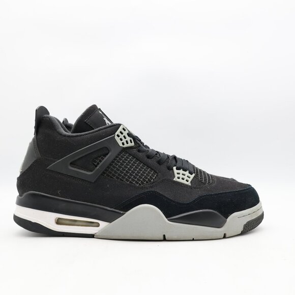 Nike Air Jordan 4 Retro SE Black Canvas 2022 Men's Size 13 Shoes DH7138-006 - Picture 1 of 9